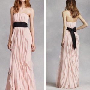 Vera Wang Blush Pink Formal Gown - Dress Size 10